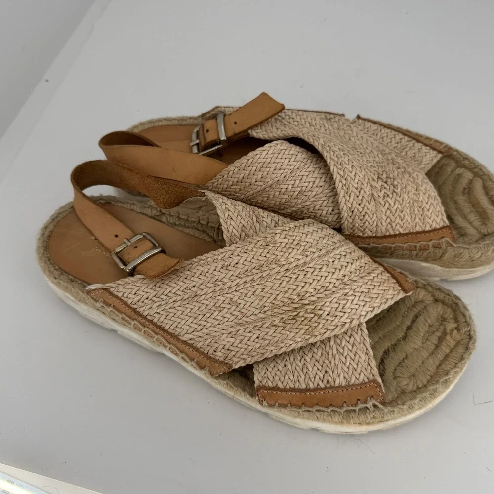 Anthropologie Farylrobin Ursula Espadrille Sport Sandals Boho Resort EU40